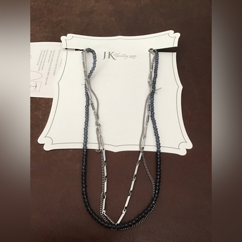 Radiance Blue Necklace by JK for Thirty-One